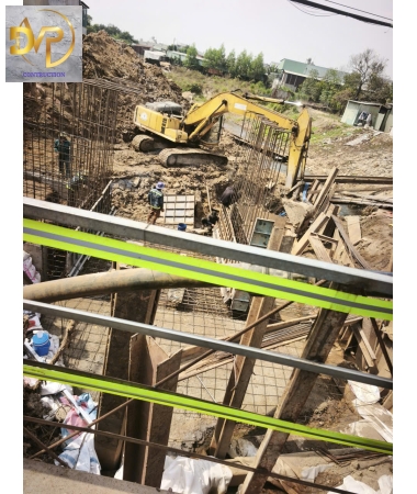 Công trình thi công móng cọc (nền móng sâu)