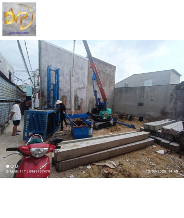 công trình ép cọc bê tông